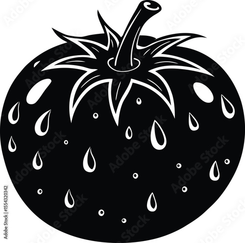 Strawberry Fruit Vector Icon
