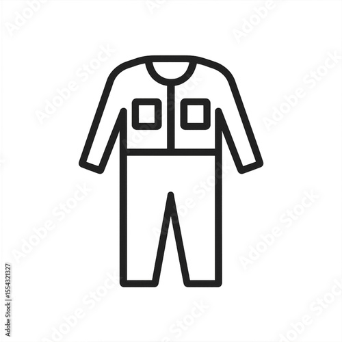 Worker's Overalls Icon
