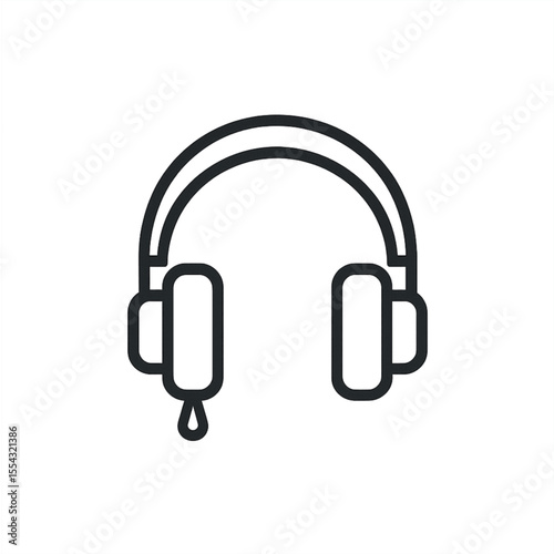 Headphone icon transparent background