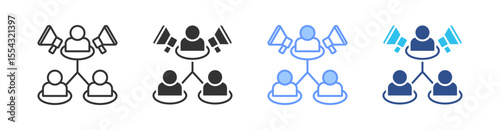 Mlm Multi Style Icon Set Vector 