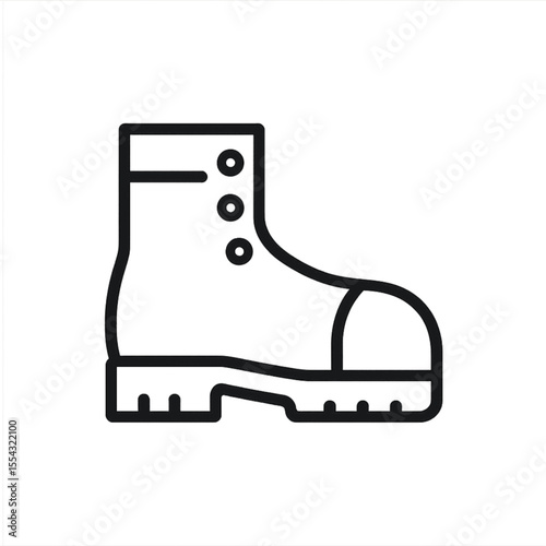 An icon of a sturdy work boot