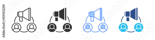 Omnichannel Multi Style Icon Set Vector 