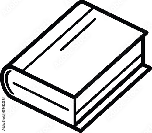 Closed Book Vector Icon