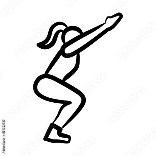 Chair Pose Icon