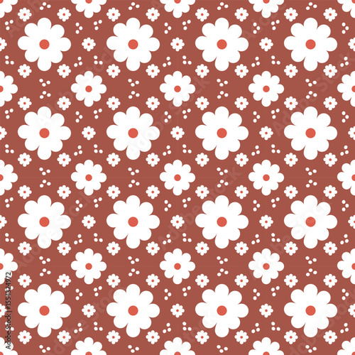 seamless pattern with flowers