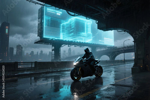 Cyberpunk Ambient Cityscape