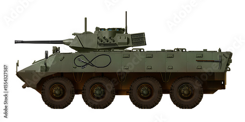 BAPC-1 IFV (APC concept for the Bulgarian army, based on the BTR-60, with a new combat module and a 30mm cannon)