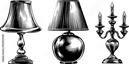 Elegant art deco wall lamps in geometric design for home decor