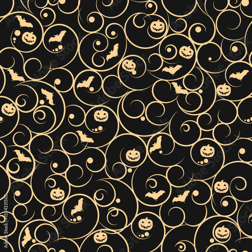 Halloween Luxury trendy useful design cute abstract vector illustration artwork