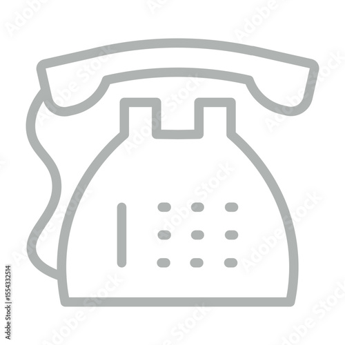 Mobile Network Evolution Vector Line Grey Icon Design