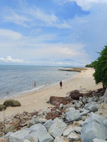 Sea, sandy beach, nature