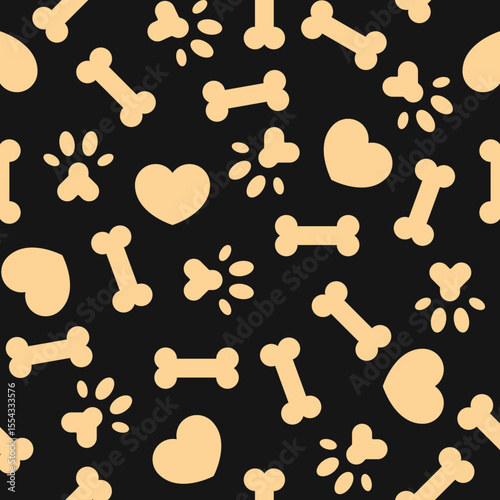 Dog heart Luxury trendy useful design handsome abstract vector illustration artwork