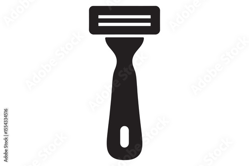 Smooth Shave Disposable Razor Icon, Simple Design, Clean Lines