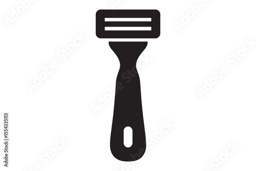 Smooth Shave Disposable Razor Icon Design