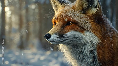 Winter Fox Portrait