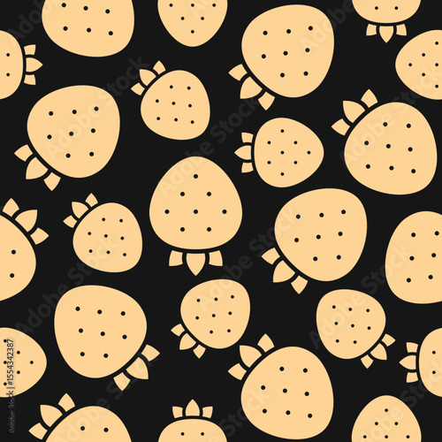 Strawberries Luxury trendy useful design pretty abstract vector illustration artwork