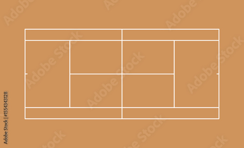Tennis Court Brown Field Sport Background
