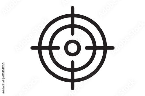Achieve Your Goals Target Focus and Precise Aim Icon