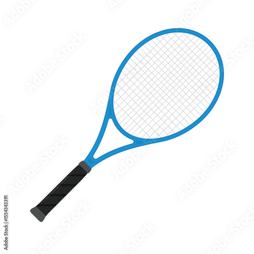Tennis Rackets Flat Design Illustration