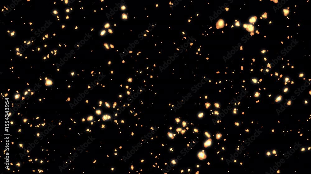 Fiery Sparks Explosion Overlay transparant background