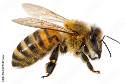 Honeybee Close-up Detailed View of Insect Anatomy