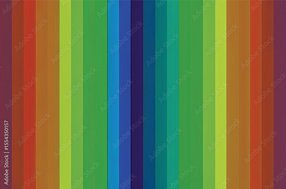 Obraz premium Abstract rainbow lines create a colorful, bright, and seamless striped pattern, ideal for vibrant wallpaper or artistic backdrop designs