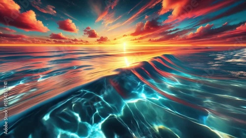 Wallpaper Mural Bright blue water with gentle waves and natural patterns, evoking a refreshing and calm feel
 Torontodigital.ca