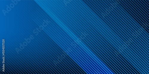 Blue Gradient with Diagonal Lines - Abstract Background Design. eps 10