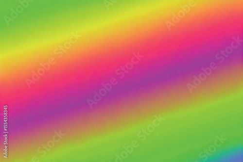 Abstract, colorful rainbow spectrum pattern design with bright gradient lines and a blurred texture illustration