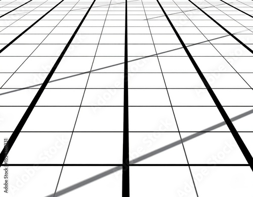 Abstract Geometric Grid Pattern With Diagonal Lines