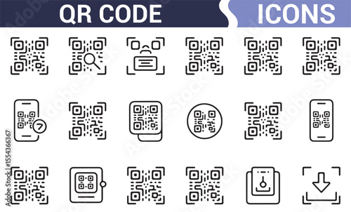 Multiple QR code types for web links, social media, and digital media solutions.