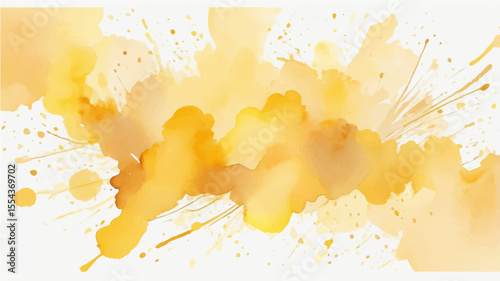Orange Juice Splash Abstract Vector Background with Paint and Grunge Elements