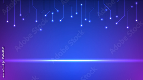 Digital technology circuit background. Futuristic abstract data concept. Design for virtual network motherboard.