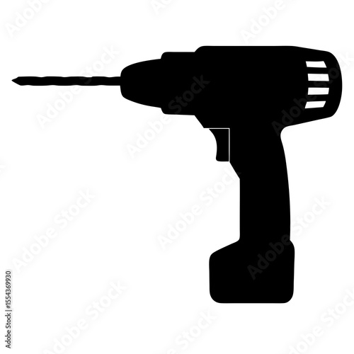 drill isolated on white background