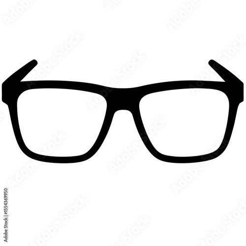 glasses isolated on white background