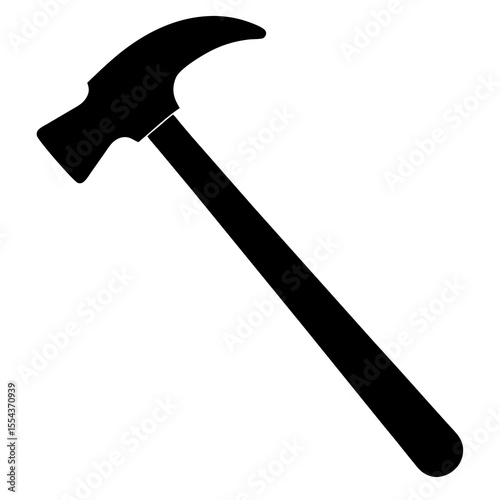 hammer on white background