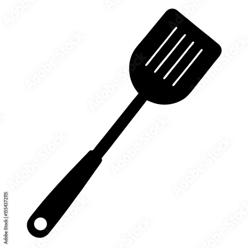 kitchen spatula isolated on white background
