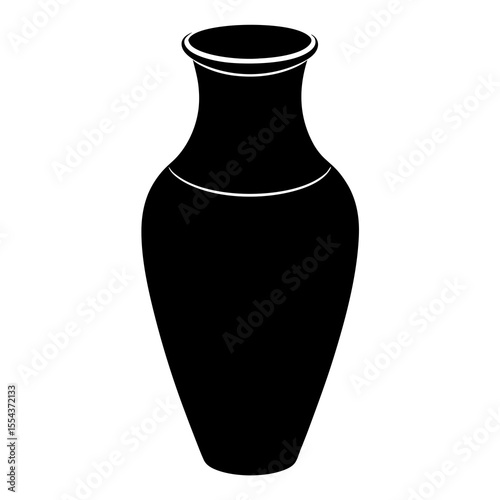 vase isolated on white background