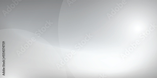 Silver foil background with metal mirror texture. Chrome gradient surface with light gloss. Vector aluminum grey sheet with reflection. Platinum and titanium  modern arts