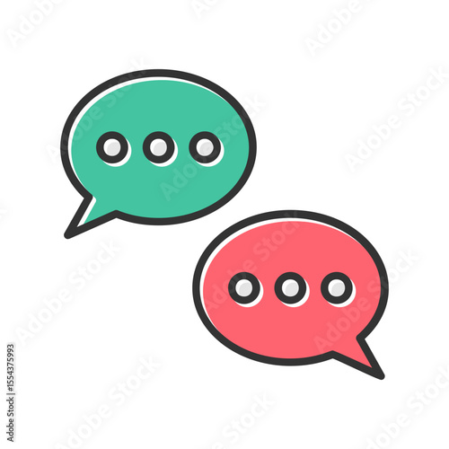 Dialogue Vector Icon