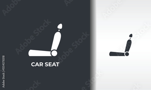 Car Seat Vector, Icon Or Logo Sign Isolated Symbol Illustration