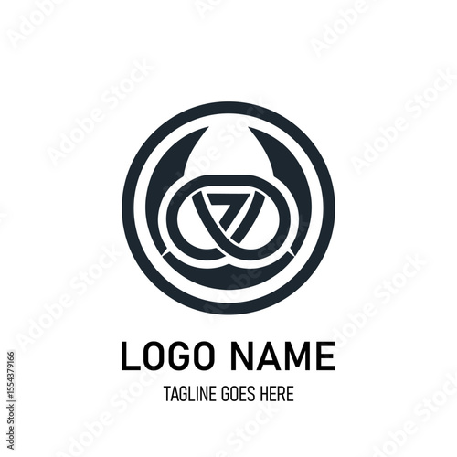 Eye logo vector illustration: a creative icon design for business brand concept