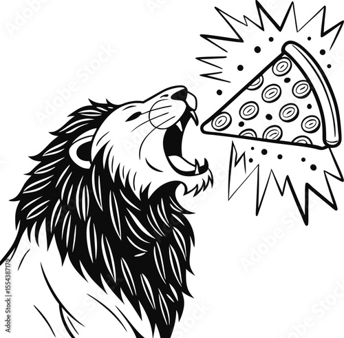 Wild animal head vectors including lion and eagle illustrations, perfect for tattoos or mascots