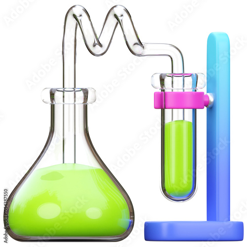 science lab 3d render