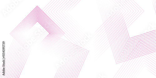 Abstract pink and white neon geometric light technology digital hi tech concept background. Vector illustration abstract graphic design banner pattern presentation background web template.