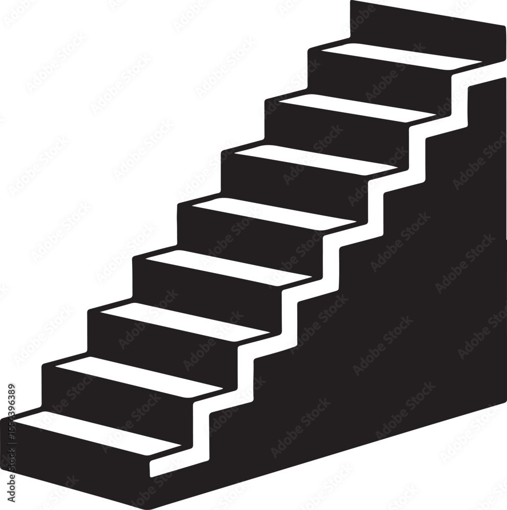 custom made wallpaper toronto digitalstairs silhouette, black and white silhouette, vector and illustration