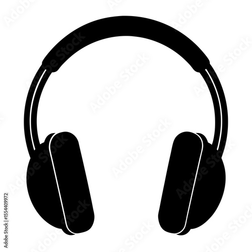 headphones isolated on white background