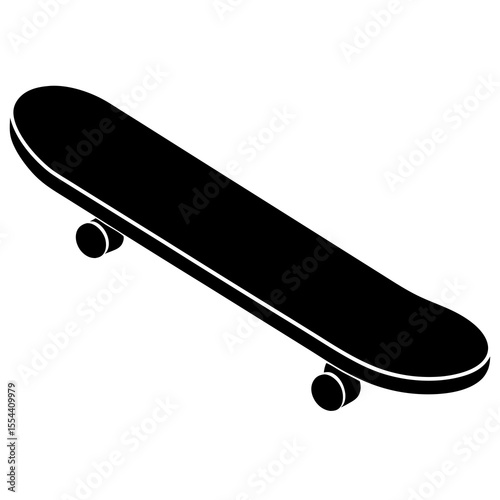 skateboard isolated on  white background