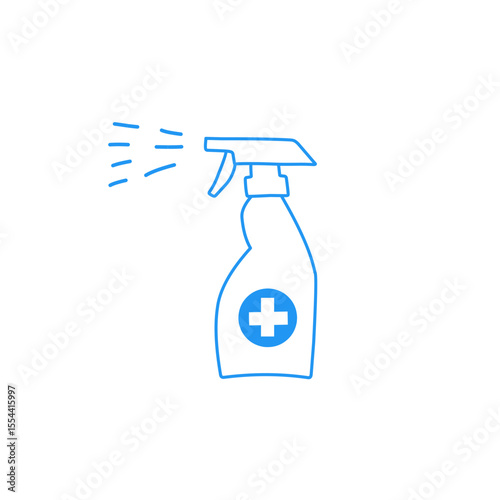 disinfectant spray bottle icon