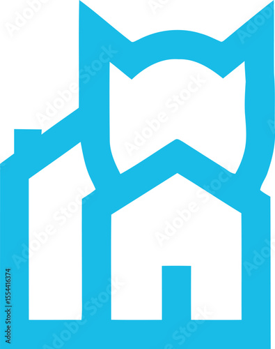 Cat house logo